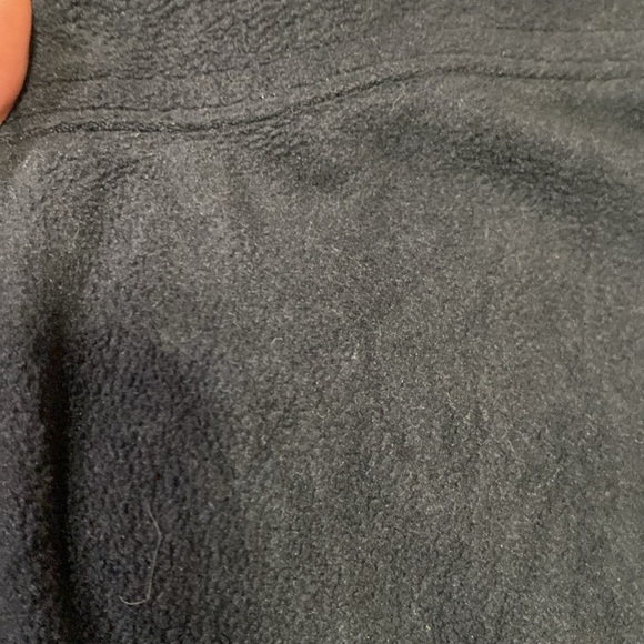 Woolrich long sleeve men’s button down lightweight fleece shirt black sz medium - Picture 3 of 9